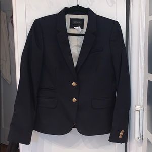 J. Crew Navy Schoolboy Blazer